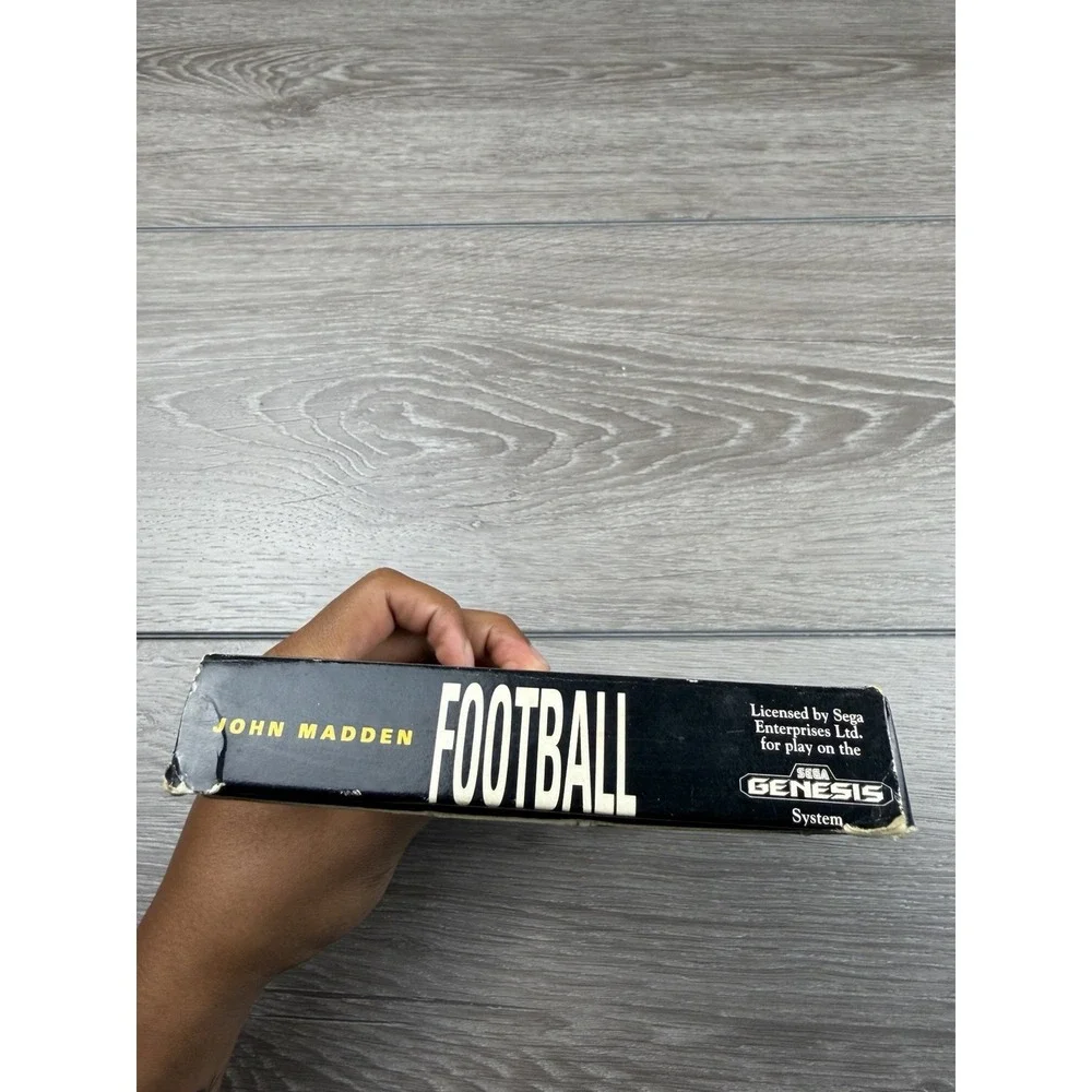 John Madden Football Sega Genesis With Box No Manual